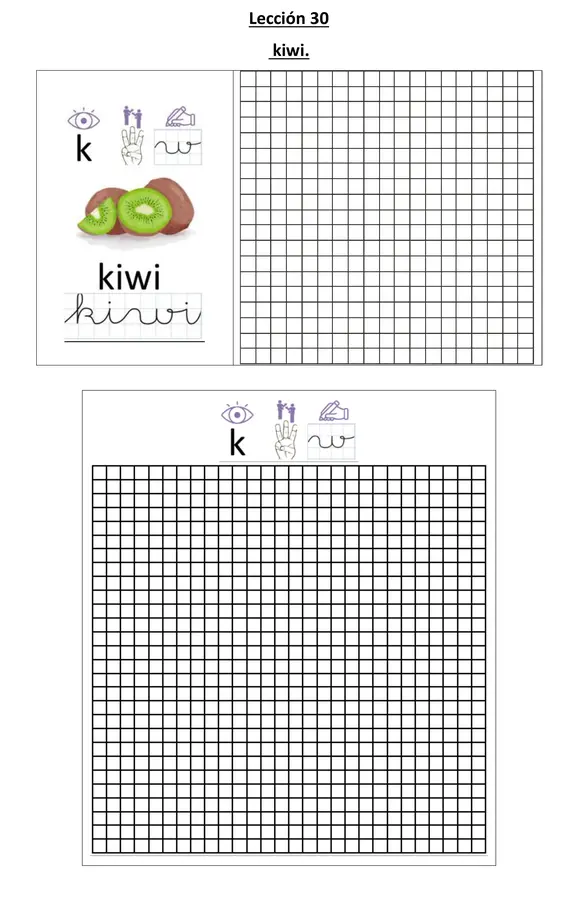 Lección Kiwi, Método Matte