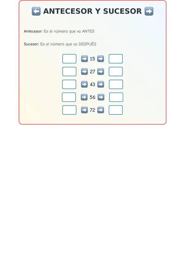 aprendiendo los números 