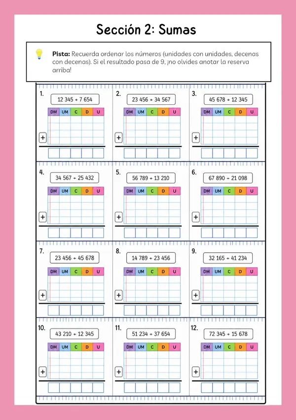 Repaso suma resta y multiplicacion 
