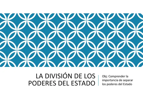 Poderes del Estado