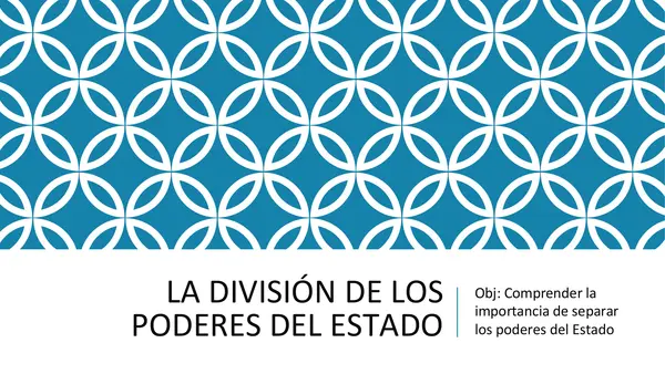 Poderes del Estado