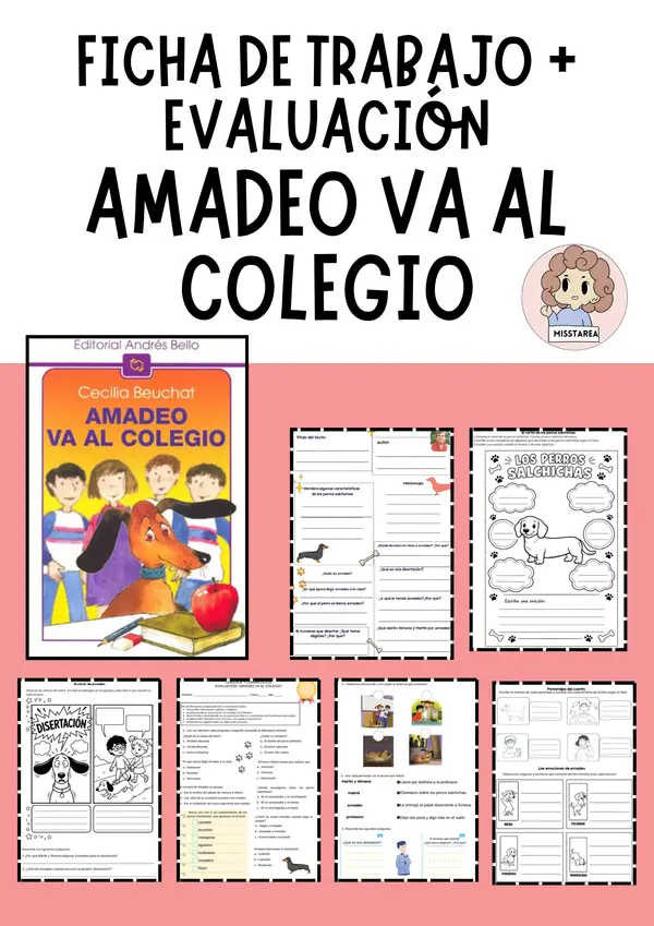 Amadeo va al colegio, Plan lector, Evaluación