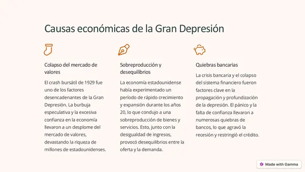 La gran depresión