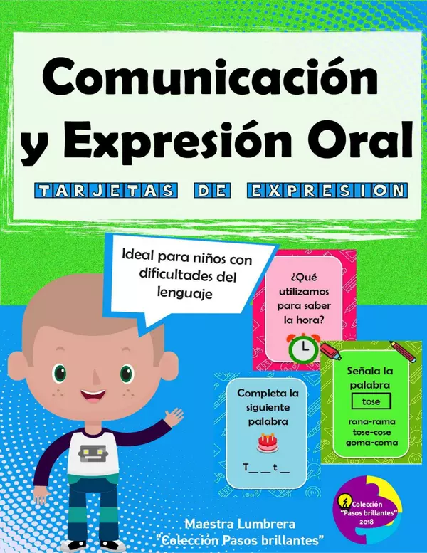 Comunicación y Expresión oral: Tarjetas lúdicas