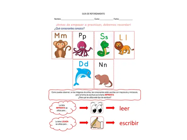 Guía de reforzamiento
