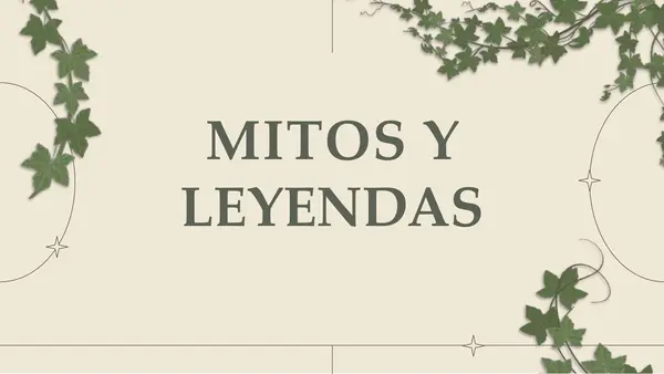 Mitos y Leyendas 6°-7°-8° Lengua y Lit.