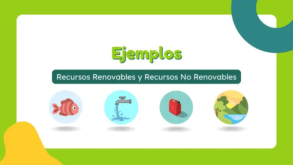 Los recursos renovables y no renovables (5° básico)