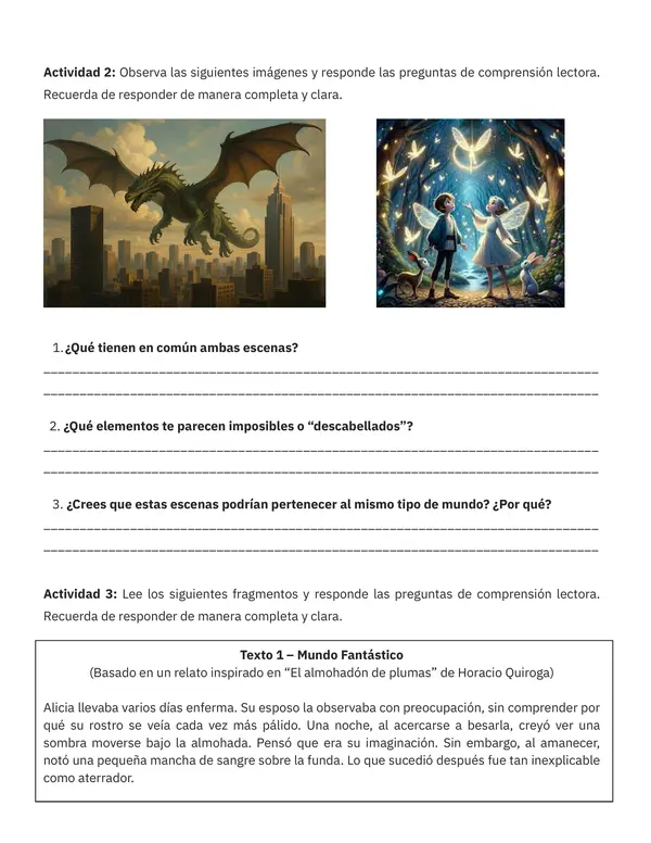 "Mundos Descabellados" (fantástico, maravilloso)