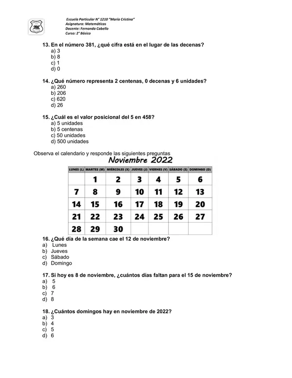 Evaluación 