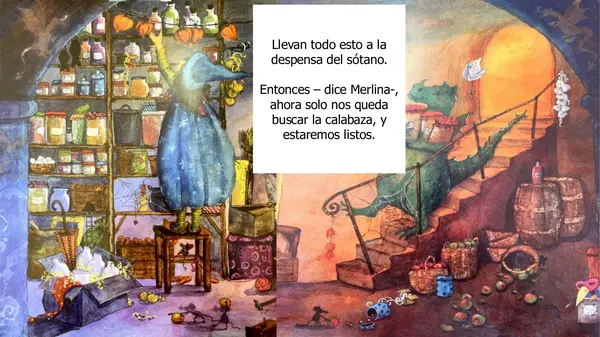 Libro adecuado ''Merlina, la brujita'' - Estudiantes NEEP Lectura domiciliaria