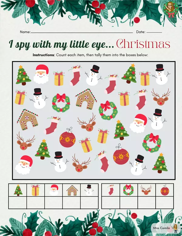 I spy with my little eye... Christmas