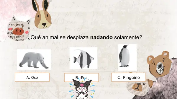Cuestionario sobre los seres vivos