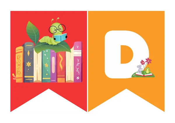 Banderín "Día del Libro" 🌈