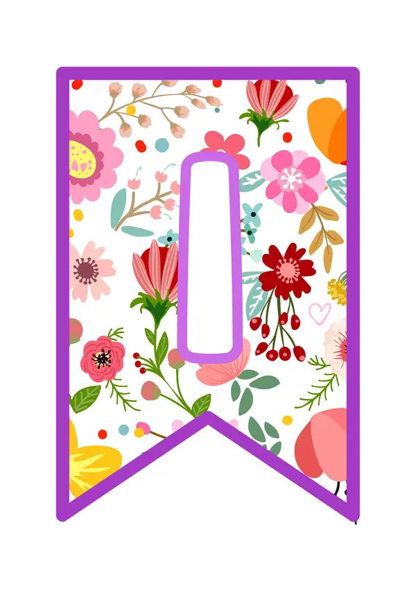 BANDERIN BIENVENIDA PRIMAVERA