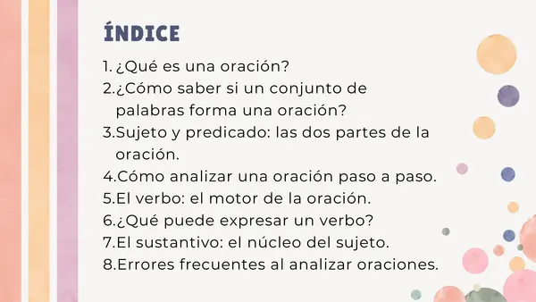 Sujeto y predicado