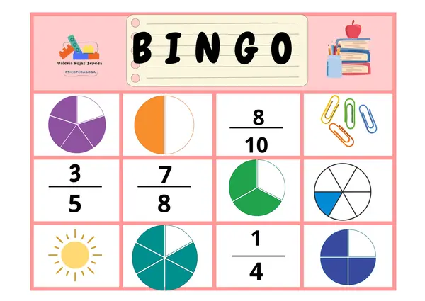 Bingo de fracciones