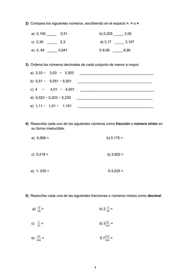 Guía repaso contenidos 2° semestre 5° básico