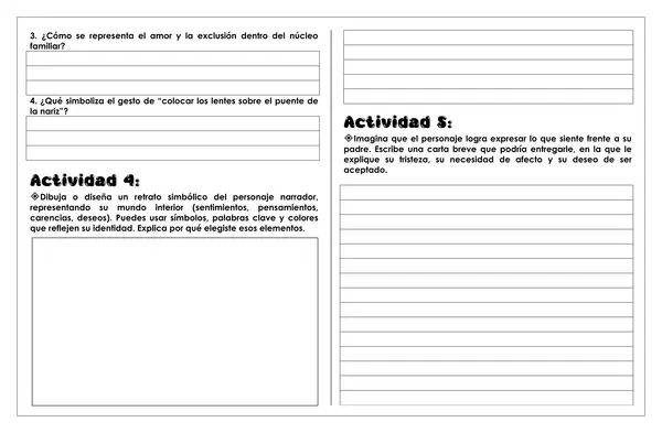 Guía de trabajo - Relato fantástico y de ciencia ficción ¿Quién soy?