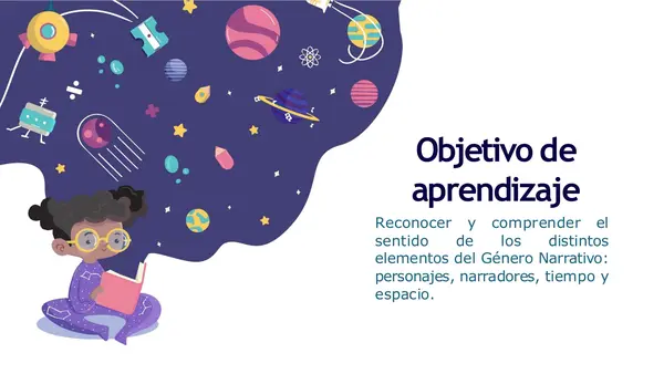 Elementos del género narrativo - Lengua y Literatura