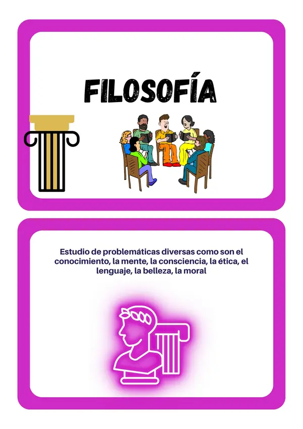 flash Cards filosofía