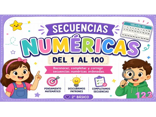 Secuencias Numéricas del 1 al 100 🔢