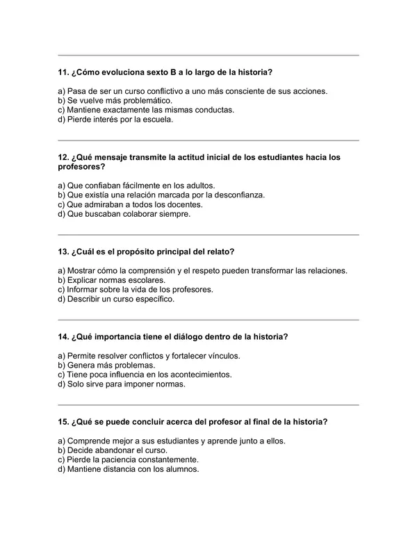 Prueba del libro " El terror de sexto b” (Yolanda Reyes Villamizar)