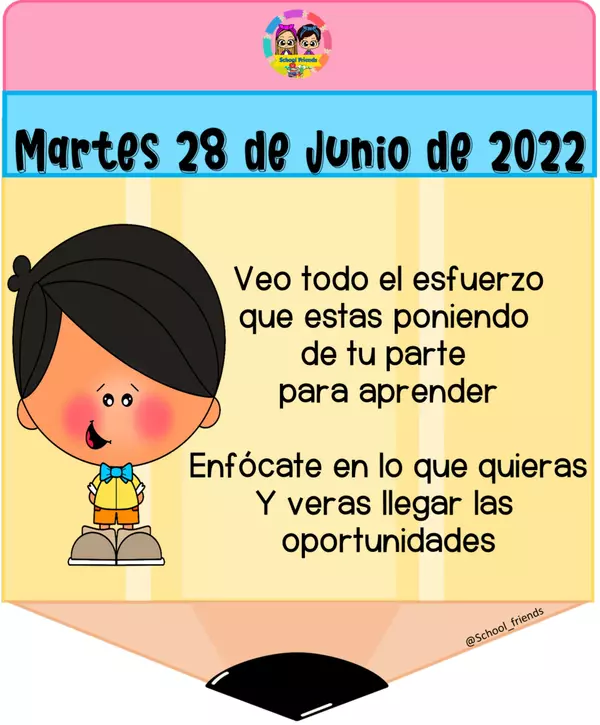 Cartelitos del 27 de Junio al 1 de Julio 