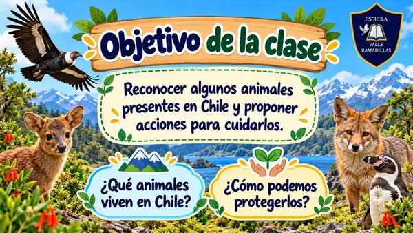 Animales de Chile 1° Básico Ciencias Naturales