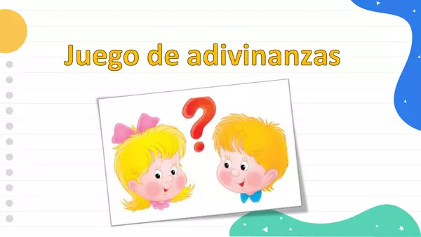 Adivinanzas alimentos