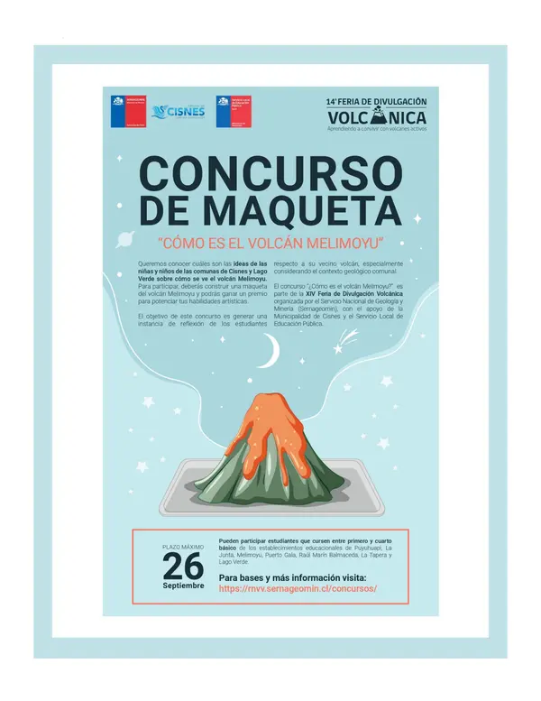 Comprensión lectora: Afiche - Concurso de maqueta 