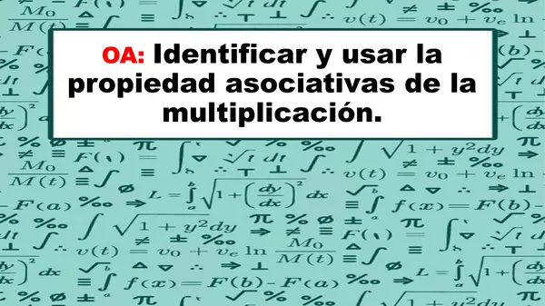 Identificar y usar la Propiedad Asociativa de la Multiplicación.