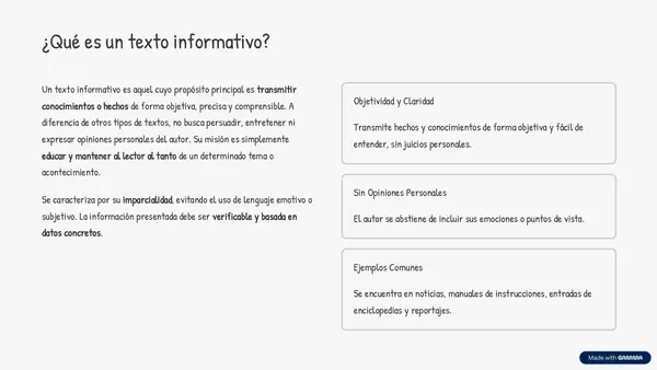 Texto informativo