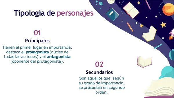 Elementos del género narrativo - Lengua y Literatura
