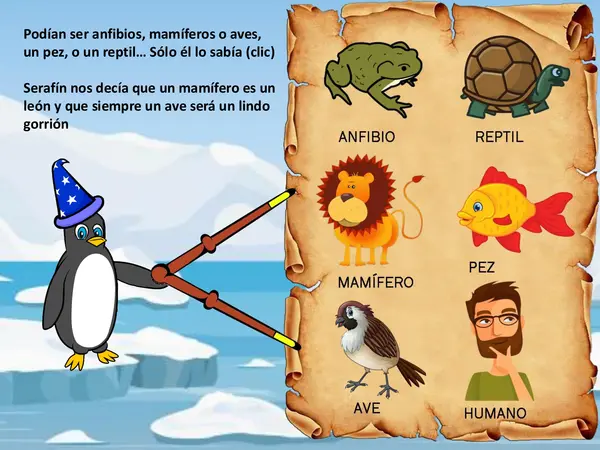 Pinguino Adivino. Adaptación interactiva del libro de Victoria Hurtado