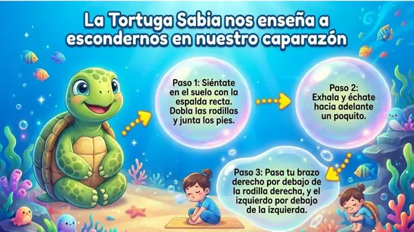 Yoga animales marinos