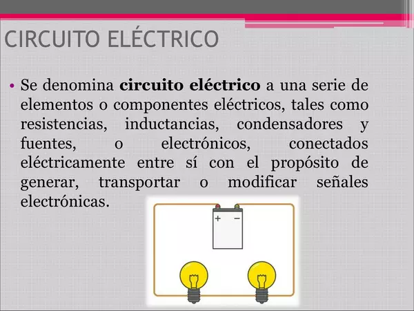 Ppt - Circuito eléctrico