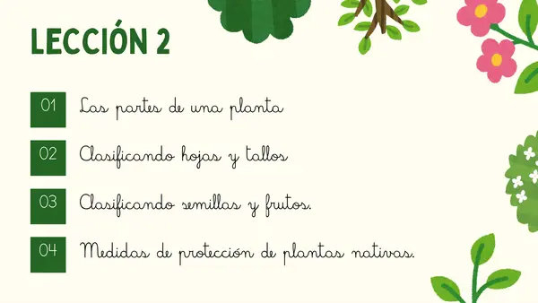 Plantas de la naturaleza