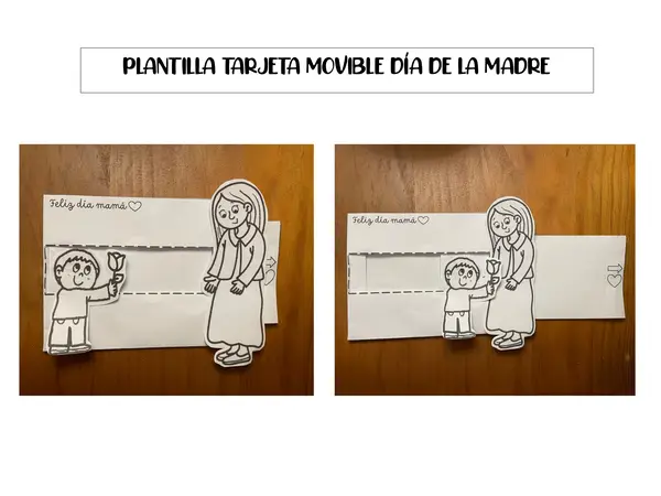 Plantilla de tarjeta "día de la madre"
