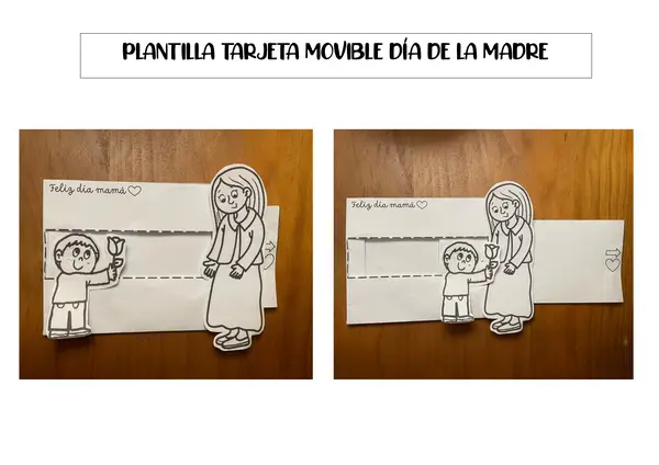 Plantilla de tarjeta "día de la madre"