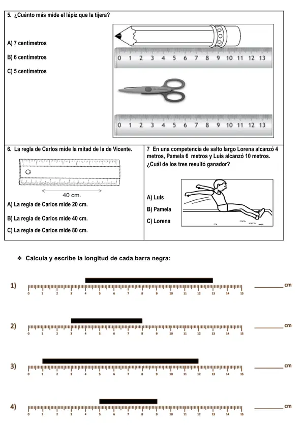 Longitud 2° Básico