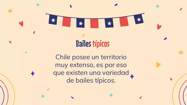 Bailes y comidas típicas de Chile 1° básico