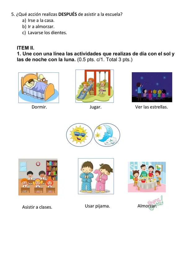 Evaluación Historia 1º año 