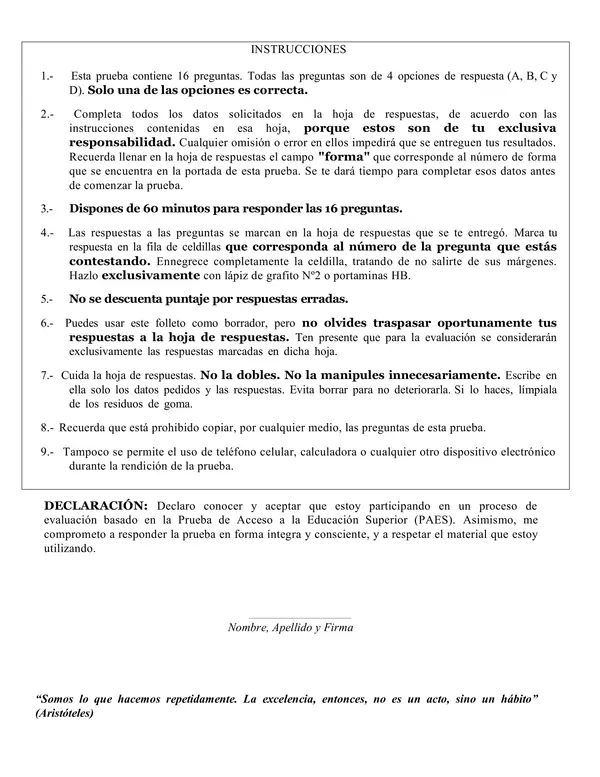 MINI ENSAYO DE 16 PREGUNTAS 2-1 TEXTOS LITERARIOS