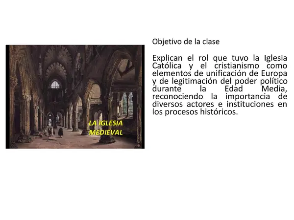 La iglesia catolica en la epoca medieval