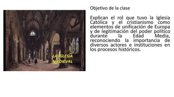 La iglesia catolica en la epoca medieval