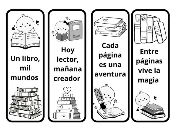 Separadores Día del libro 