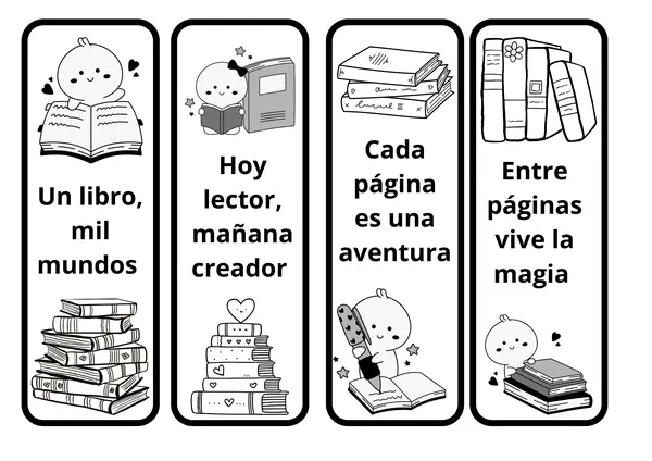 Separadores Día del libro 