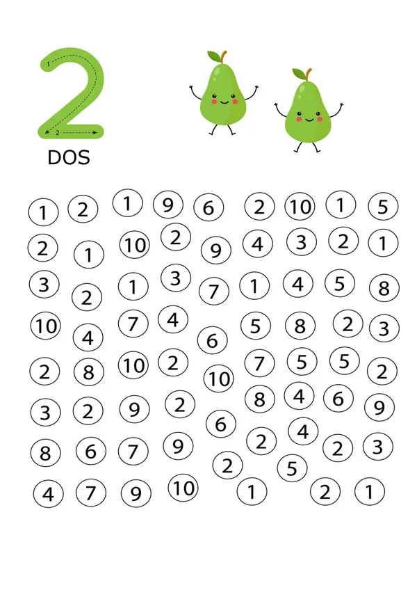 CUADERNILLO DE IDENTIFICACIÓN DE NÚMEROS 1-25