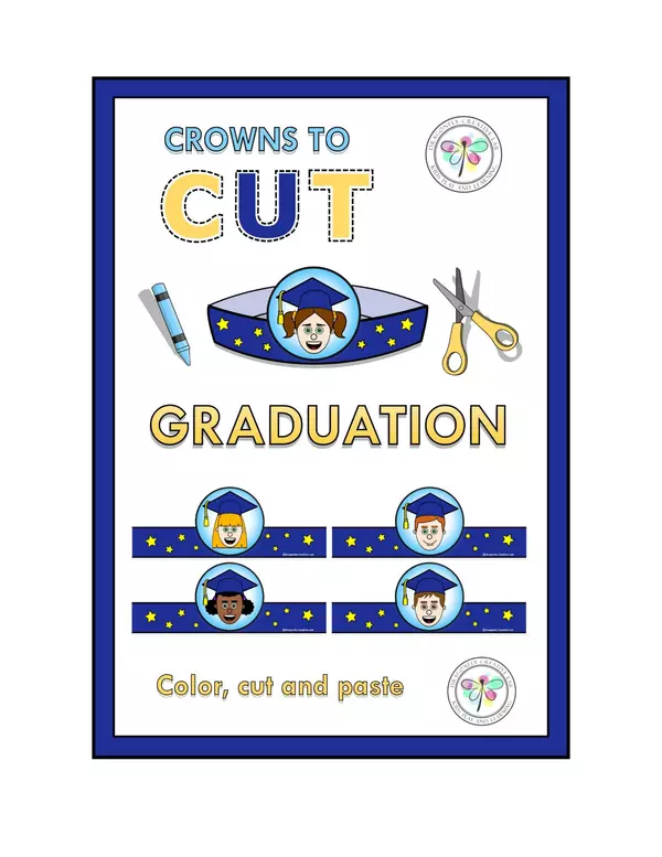 Crowns Cut out Hat Craft Graduation Headband Graduates 2022