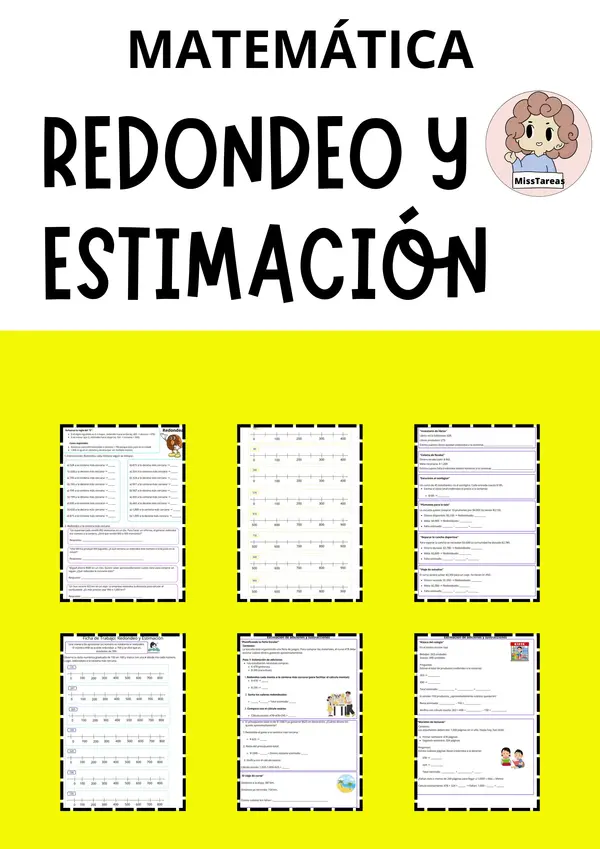 Ficha de Matemática: Redondeo y Estimación - Aplicaciones en la Vida Real